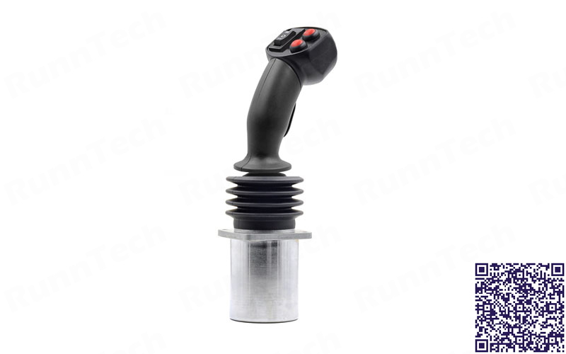 RunnTech Mechanical Friction Hold Y/X Axis Full Direction Hall Effect Joystick with 0 to 5VDC Output Rail to Rail